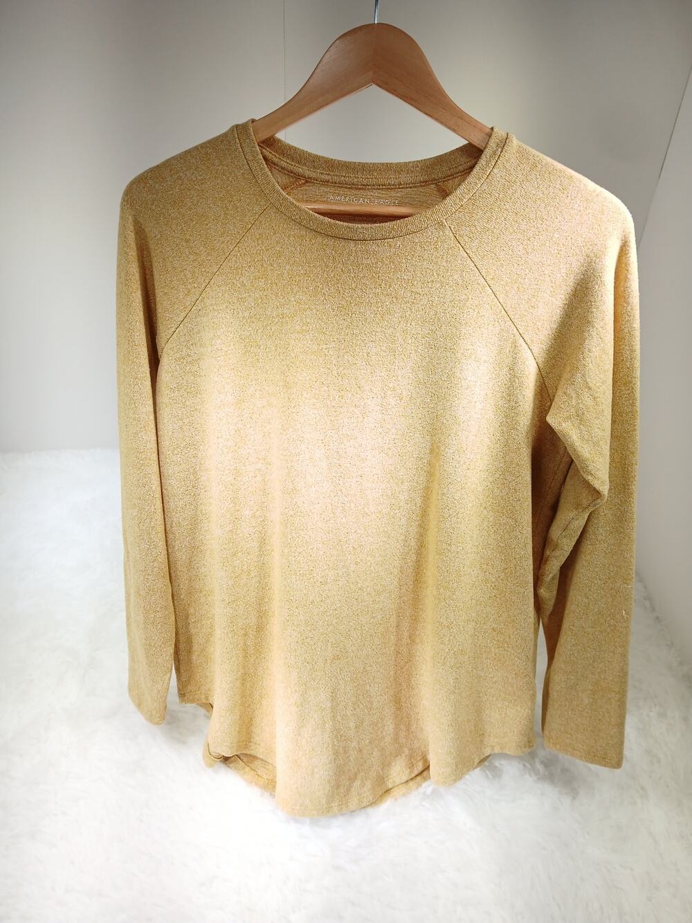 American Eagle Gold/Yellow Long Sleeve Shirt- Size XS